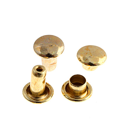 Rivet Round Double Cap 100pcs 6x6mm