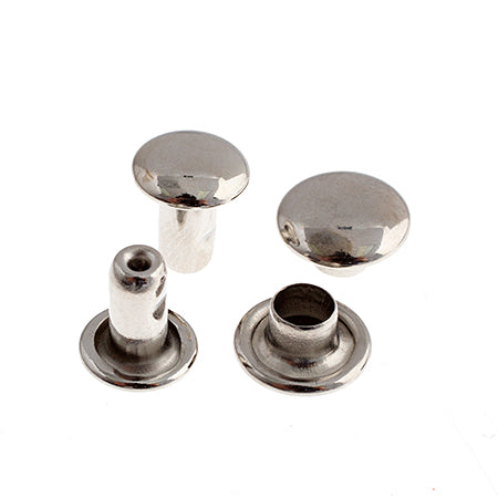 Rivet Round Double Cap 100pcs 7x6mm 