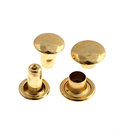 Rivet Round Double Cap 100pcs 7x6mm