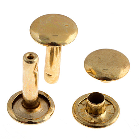 Rivet Round Double Cap 100pcs 9x13mm 