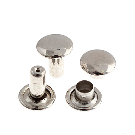 Rapid Rivet Round Cap Brass 7x7mm (100pcs) — Cosplay Supplies Inc