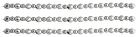 Fire-Polished Beads Mix Of 8mm Round & 4mm Round Crystal Full Coating Labrador