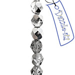 Fire-Polished 6mm Round Bead Strands - Transparent Shades