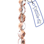 Fire-Polished 6mm Round Bead Strands - Transparent Shades