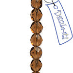 Fire-Polished 6mm Round Bead Strands - Transparent Shades