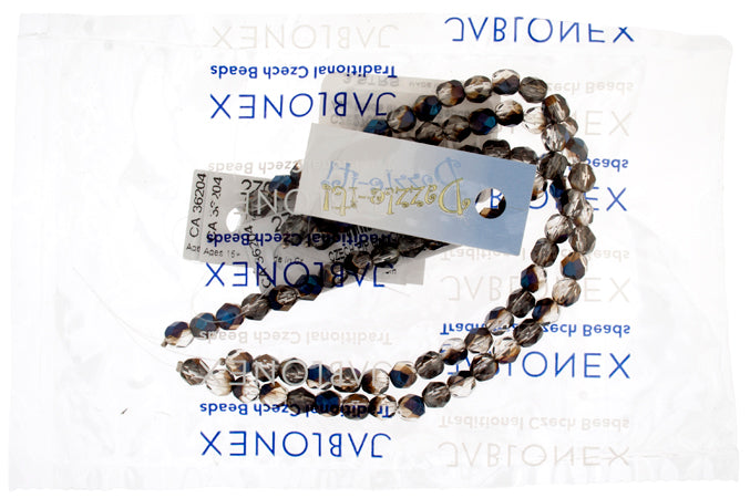 Fire-Polished 6mm Round Bead Strands