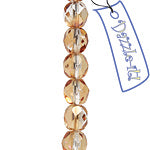 Fire-Polished 6mm Round Bead Strands - Transparent Shades