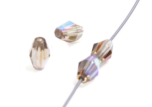 Fire-Polished Rondelle 7x5mm Strung