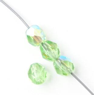 Fire-Polished 6mm Round Bead Strands