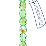 Fire-Polished 6mm Round Bead Strands - Transparent Shades