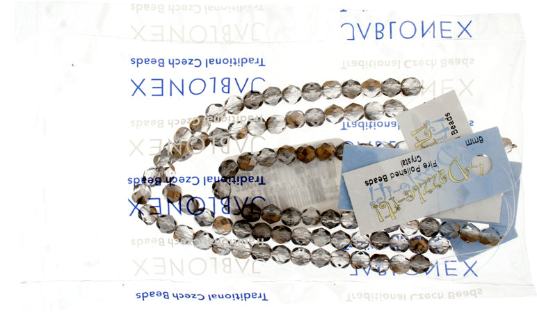 Fire-Polished 6mm Round Bead Strands