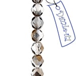 Fire-Polished 6mm Round Bead Strands - Transparent Shades