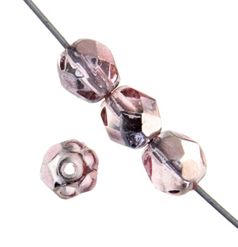 Fire-Polished 6mm Round Bead Strands