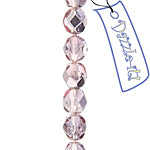 Fire-Polished 6mm Round Bead Strands - Transparent Shades