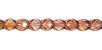 Fire-Polished Round Beads 6mm - Brown Shades