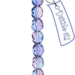 Fire-Polished 6mm Round Bead Strands - Two-Tone