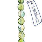 Fire-Polished 6mm Round Bead Strands - Two-Tone