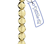 Fire-Polished 6mm Round Bead Strands - Transparent Shades