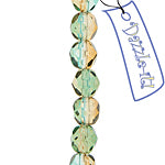 Fire-Polished 6mm Round Bead Strands - Two-Tone