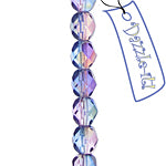 Fire-Polished 6mm Round Bead Strands - Two-Tone