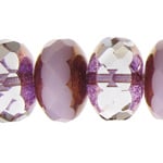 Fire-Polished 17mm Donut Mix