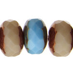 Fire-Polished 17mm Donut Mix