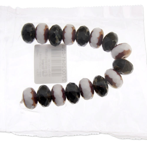 Fire-Polished 17mm Donut Mix 