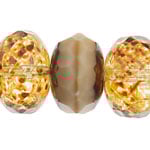 Fire-Polished 17mm Donut Mix