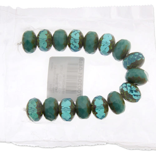 Fire-Polished 17mm Donut Mix 