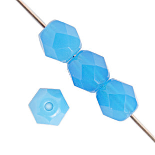 Czech Fire-Polished Round 4mm - Opaque Strands