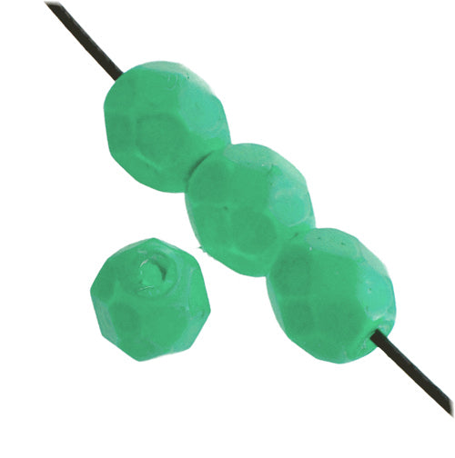 Czech Fire-Polished Round 4mm - Opaque Strands