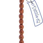 Czech Fire-Polished Round 4mm - Opaque Strands