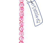 Czech Fire-Polished Round 4mm - Transparent Two Tone Strands