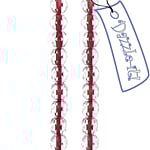 Czech Fire-Polished Road 4mm - Color Lined Strands