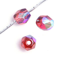 Fire-Polished Round Beads 5mm 