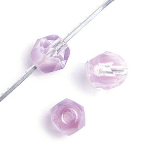 Fire-Polished Round Beads 6mm - Purple Shades