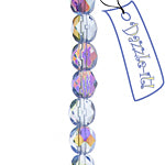 Fire-Polished 6mm Round Bead Strands - Transparent Shades