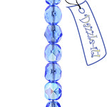 Fire-Polished 6mm Round Bead Strands - Transparent Shades