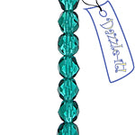 Fire-Polished 6mm Round Bead Strands - Transparent Shades