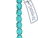 Fire-Polished 6mm Round Bead Strands - Transparent Shades