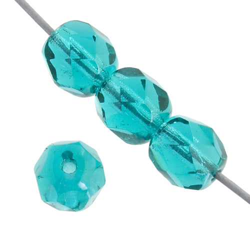 Fire-Polished 6mm Round Bead Strands