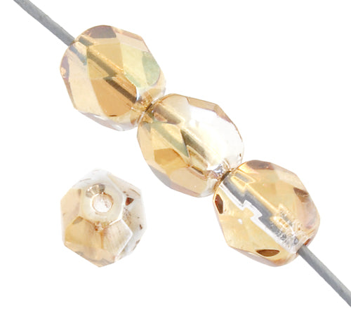 Fire-Polished 6mm Round Bead Strands