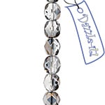 Fire-Polished 6mm Round Bead Strands - Transparent Shades