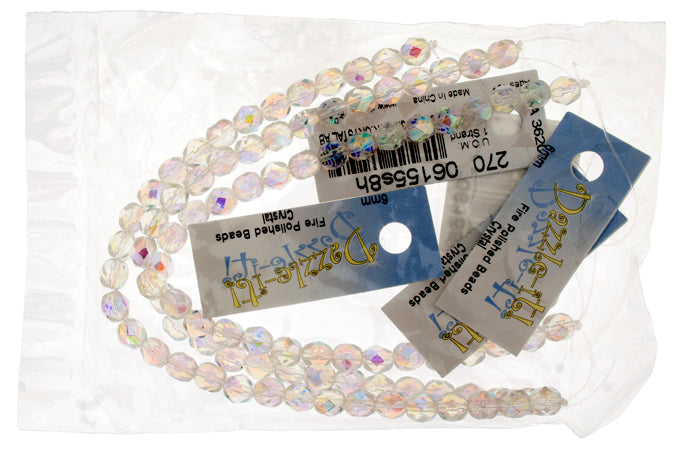 Fire-Polished 6mm Round Bead Strands