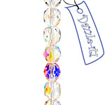 Fire-Polished 6mm Round Bead Strands - Transparent Shades