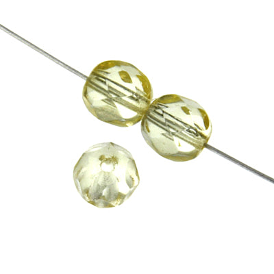 Fire-Polished 6mm Round Bead Strands