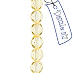 Fire-Polished 6mm Round Bead Strands - Transparent Shades