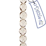 Fire-Polished 6mm Round Bead Strands - Transparent Shades