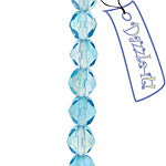 Fire-Polished 6mm Round Bead Strands - Two-Tone