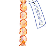 Fire-Polished 6mm Round Bead Strands - Two-Tone